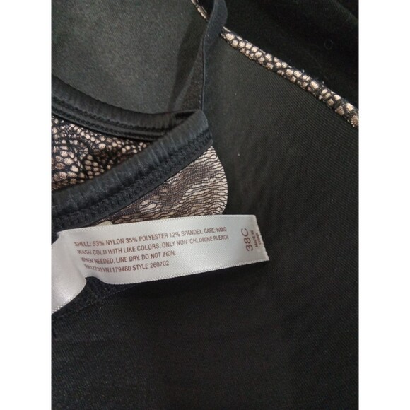 Gillian & Omalley Bra 38C Black And Beige - Picture 10 of 10